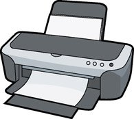 Printer Clip Art.