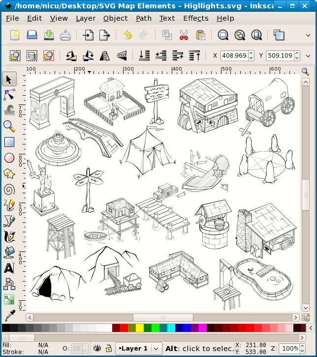 inkscape tutorials cartoon