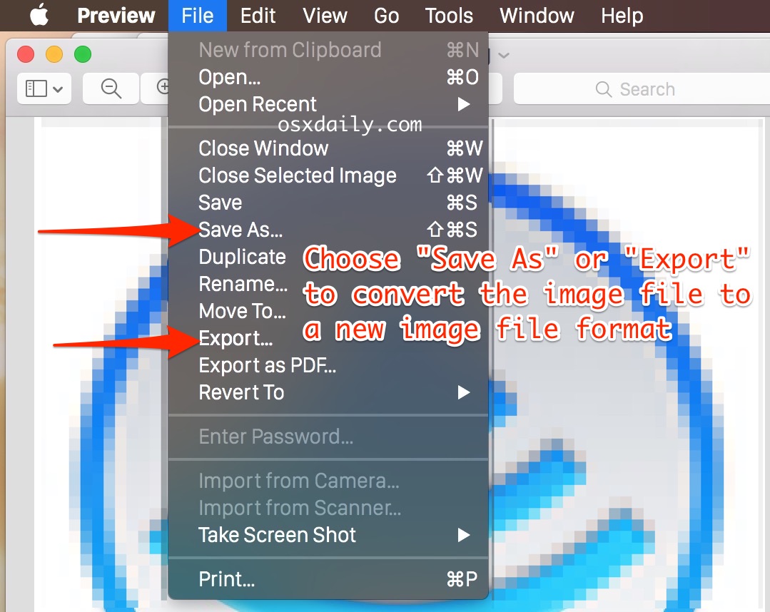Convert Images in Mac OS X: JPG to GIF, PSD to JPG, GIF to.