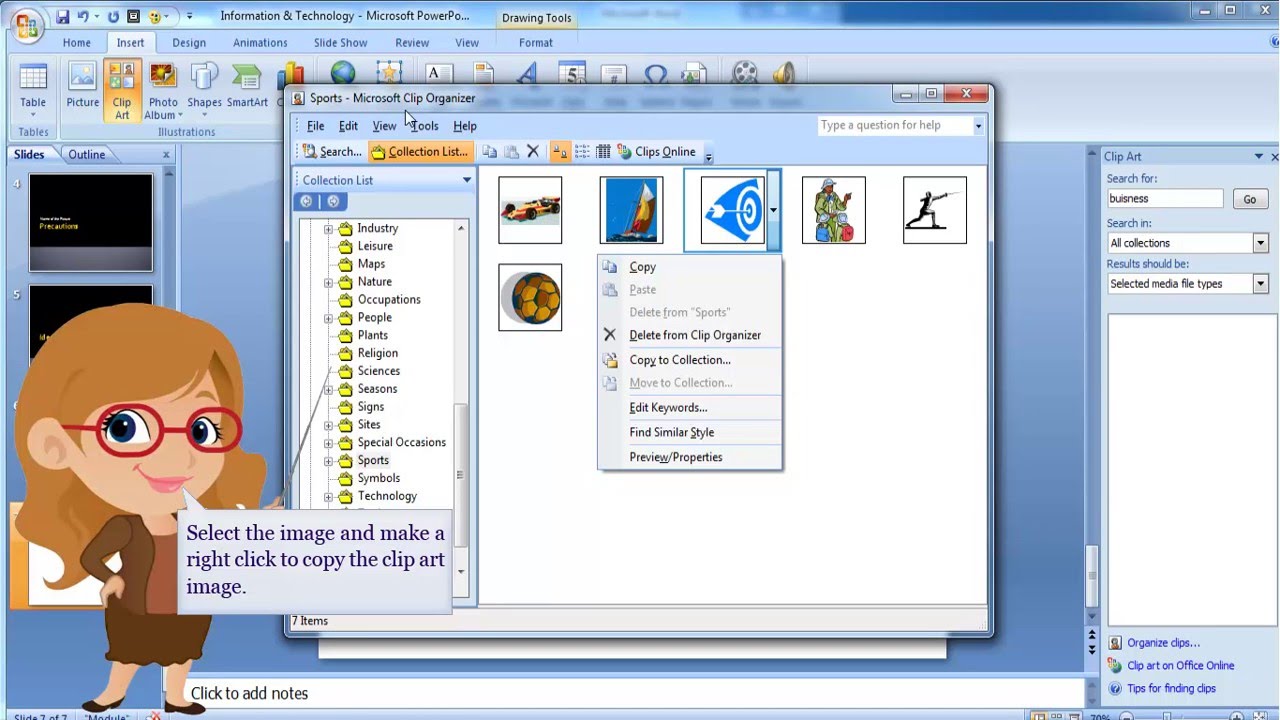 MS PowerPoint 2007.