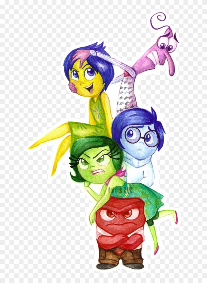 Inside Out Emotion Tower Clip Art Black And White Stock.