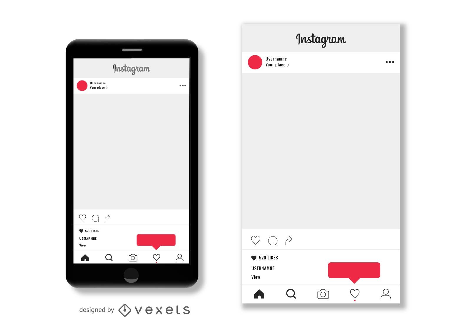 Download instagram post template png 10 free Cliparts | Download ...