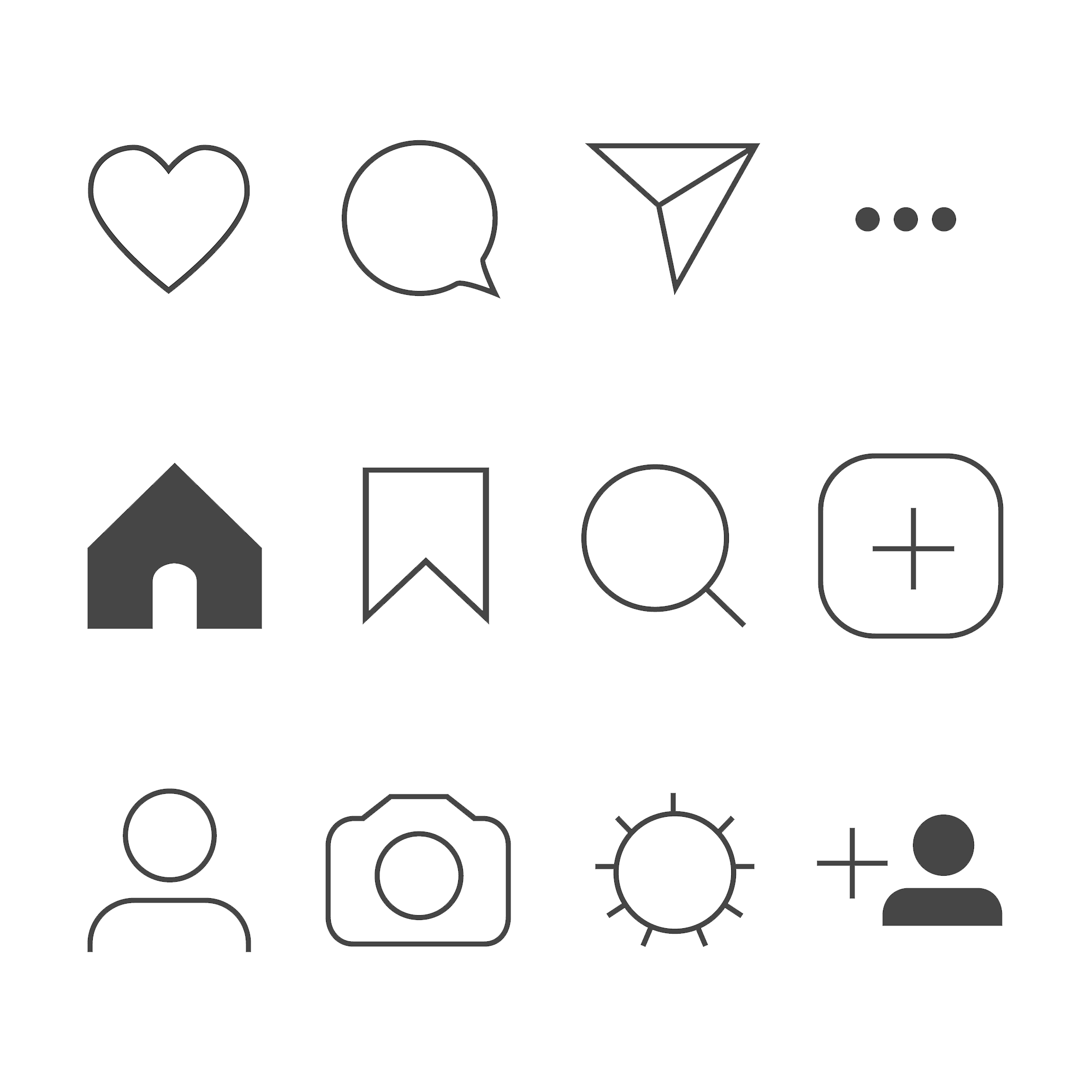 Instagram Symbole Unter Den Bildern Das Bedeuten Die Icons - Vrogue