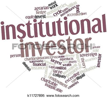 Stock Illustration of Institutional investor k11727895.