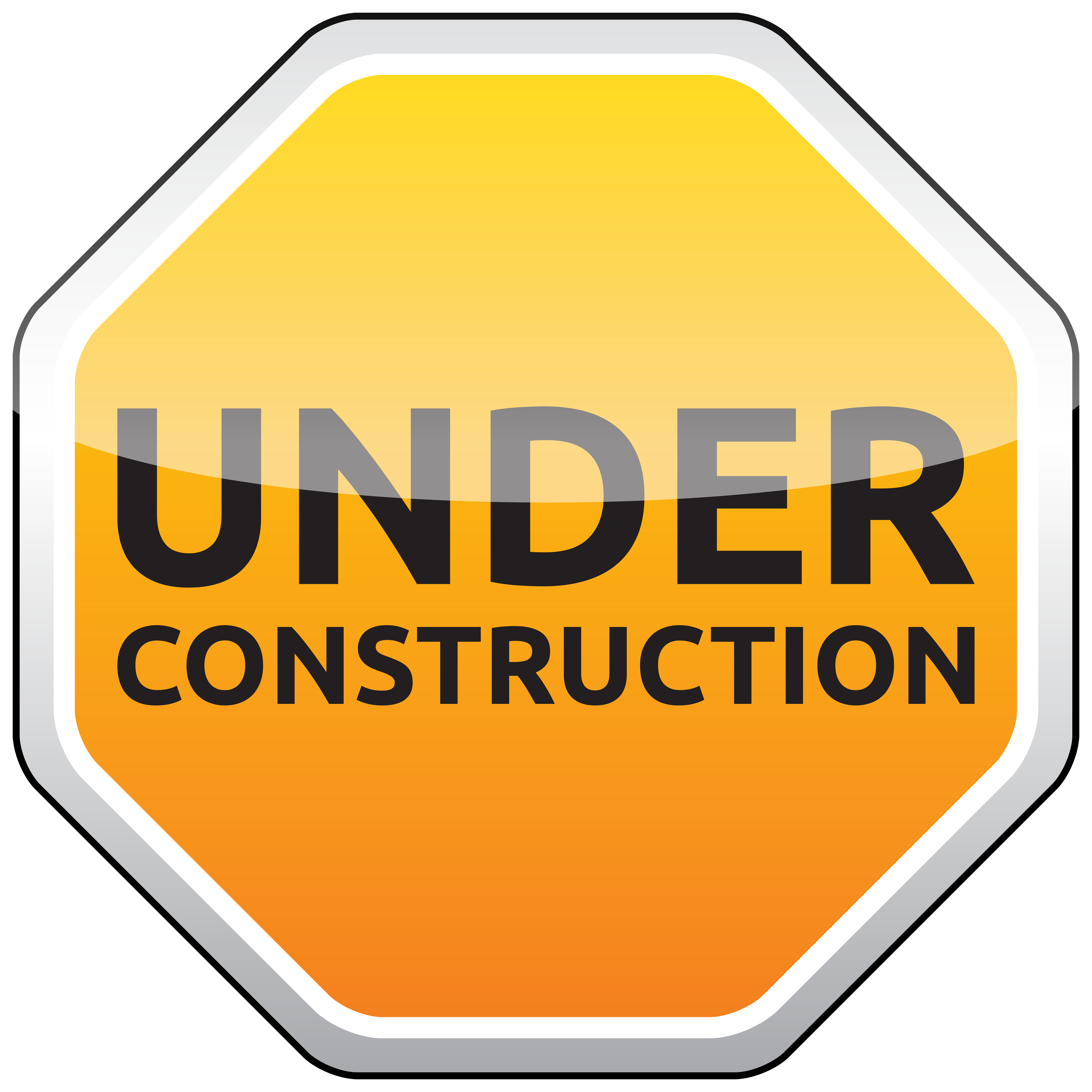 Under Construction Sign PNG Clipart.