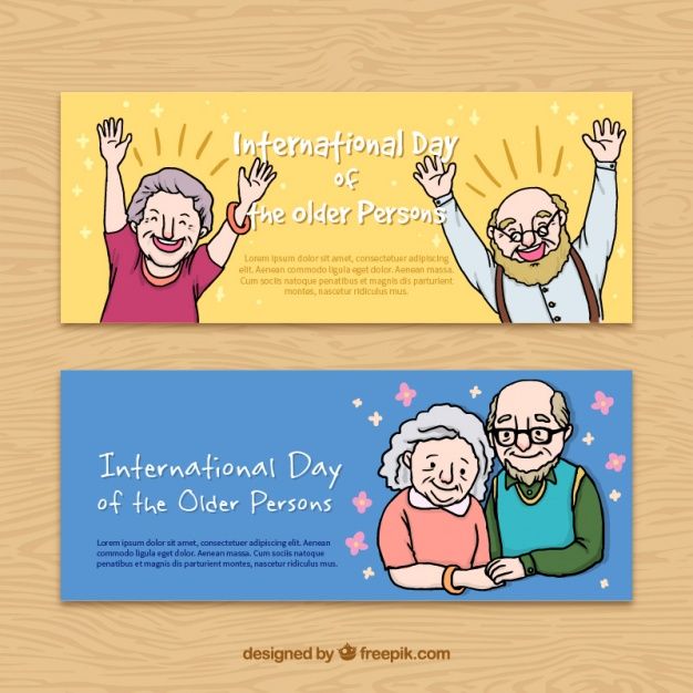 Older persons day banner collection. Download thousands of.
