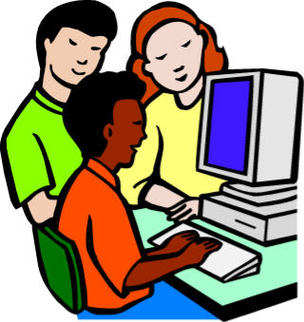 Homestead Kids Receive Computers And Free Internet Access Clipart.