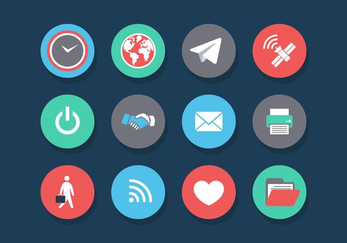 Vector Internet of Things Icon Set.