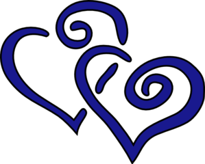 Intertwined Hearts Clip Art at Clker.com.