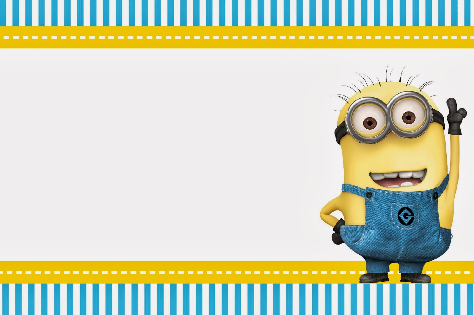 Las mejores invitaciones de Minions para imprimir (gratis).