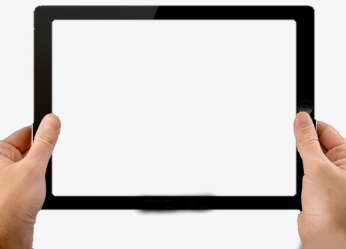 Holding A Tablet, Ipad, Gesture, Hand PNG Transparent Image and.
