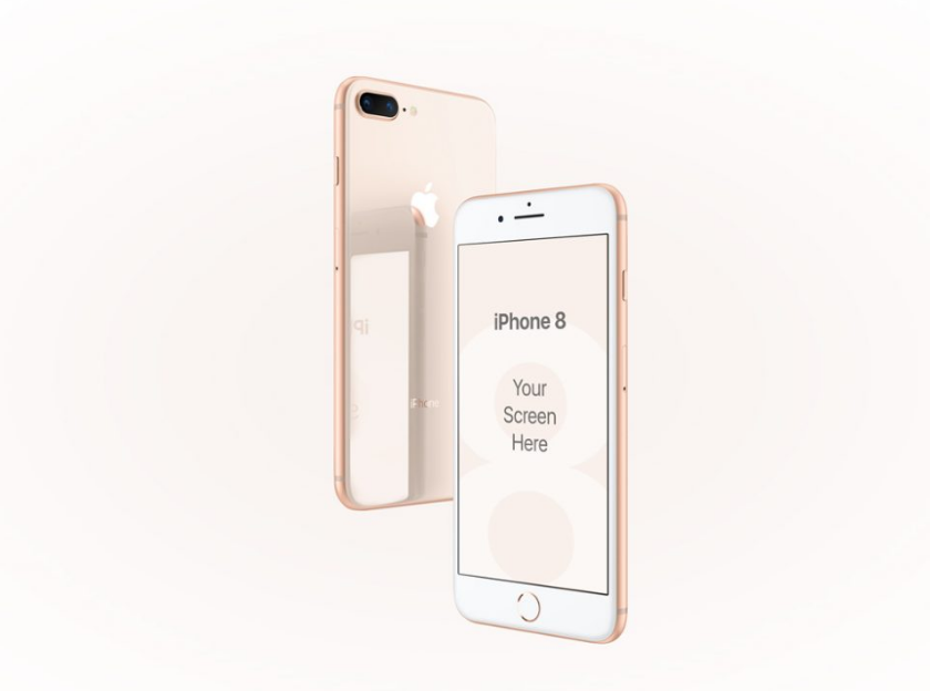25 Best iPhone 8 Mockups and Templates for Free Download [PSD+Sketch].