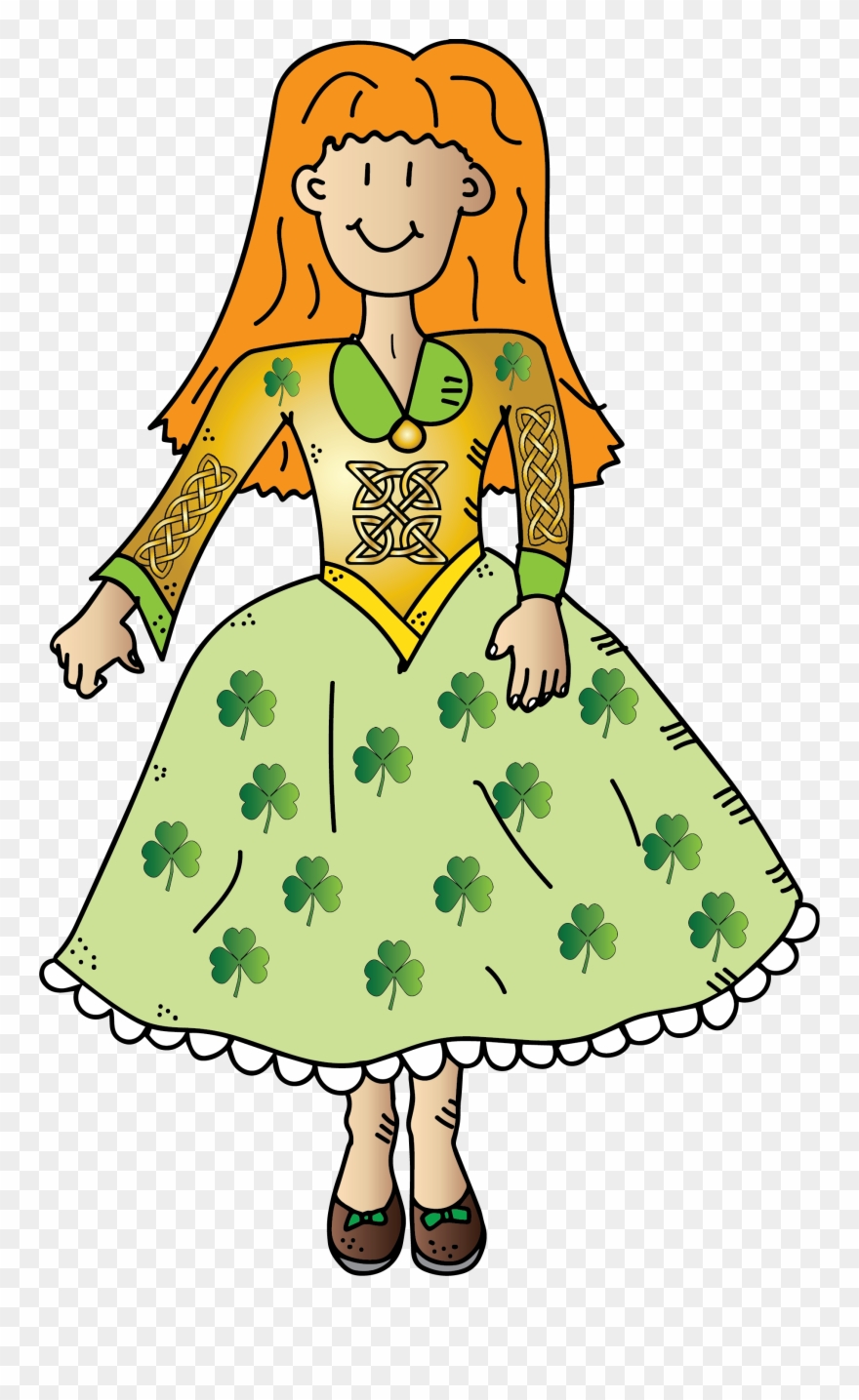 Irish Girl Https Clipart (#212584).