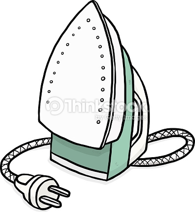 Electric Iron Clipart.
