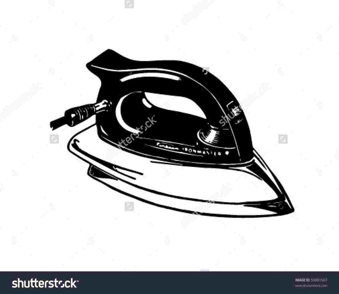 Flat iron clipart black and white 6 » Clipart Station.