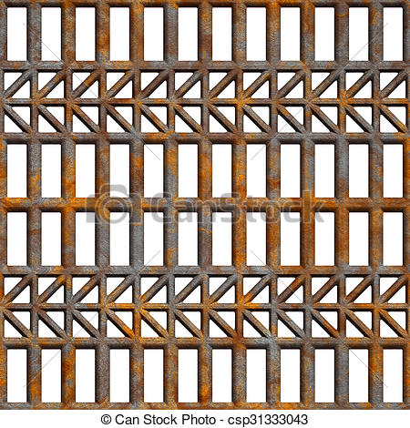 Drawing of Rusty lattice.