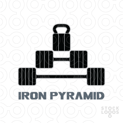Exclusive Customizable Logo For Sale: Iron Pyramid.