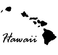 Hawaii island clipart.