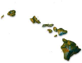 Hawaiian Islands Clipart.