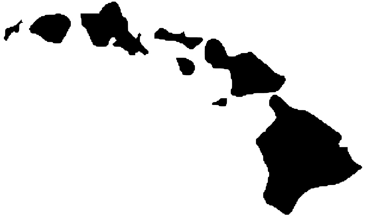 Hawaiian Islands Clip Art.