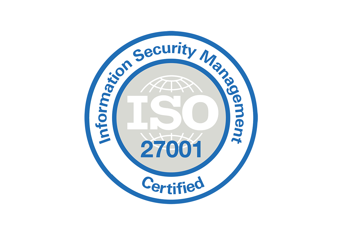 ISO 27001 logo.