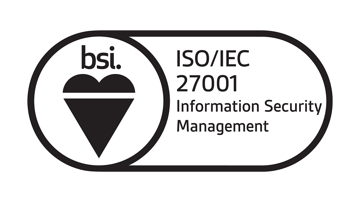 ISO 27001 logo.