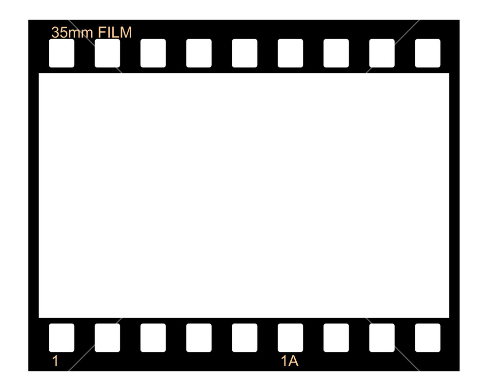 Photographic 35 mm film isolated over transparent background PNG.