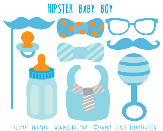 Baby Shower Its A Boy Clipart.
