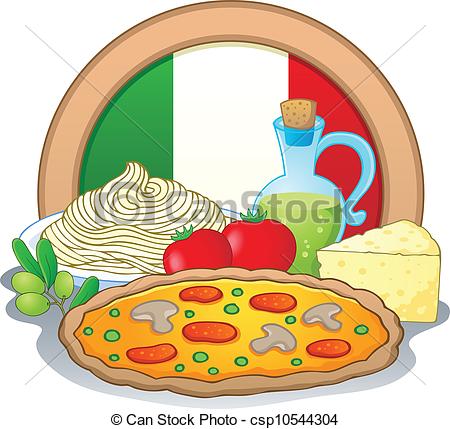 Italy Food Clipart.