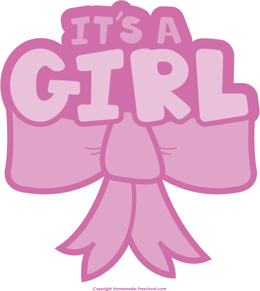 It\'s A Girl Clipart Png.