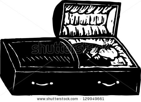 Open Casket Stock Images, Royalty.