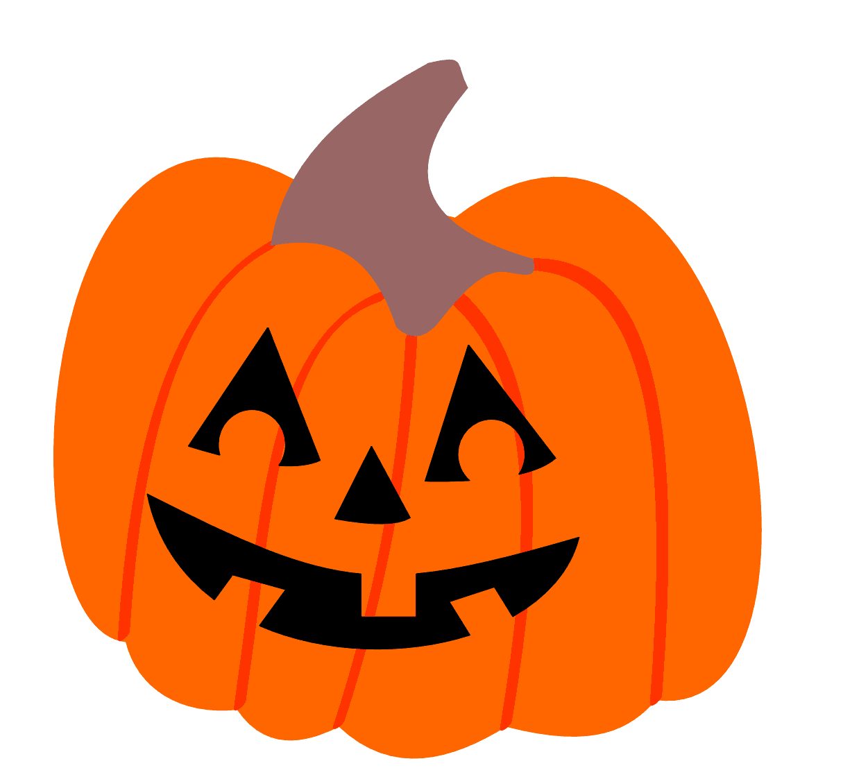 Cute Jack O Lantern Clip Art.