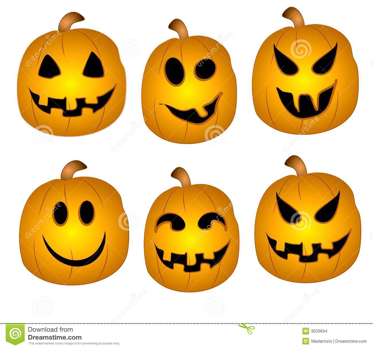 christmas jack o lantern clipart