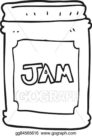 Jam black and white clipart 4 » Clipart Station.