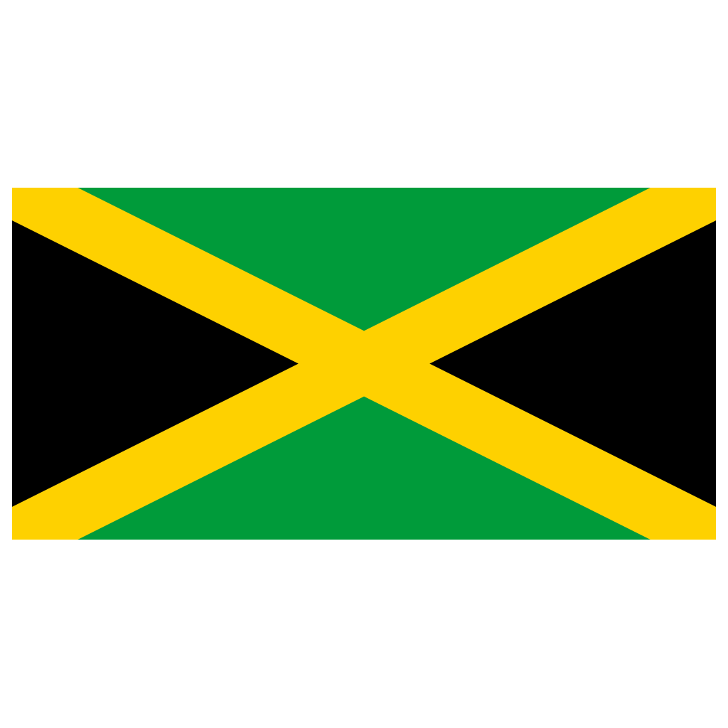 JM Jamaica Flag Icon.