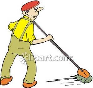 Free clipart janitor.