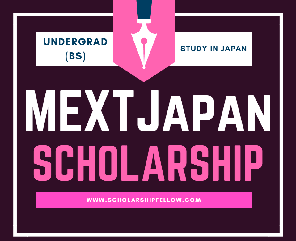 MEXT Undergraduate Scholarship 2019.