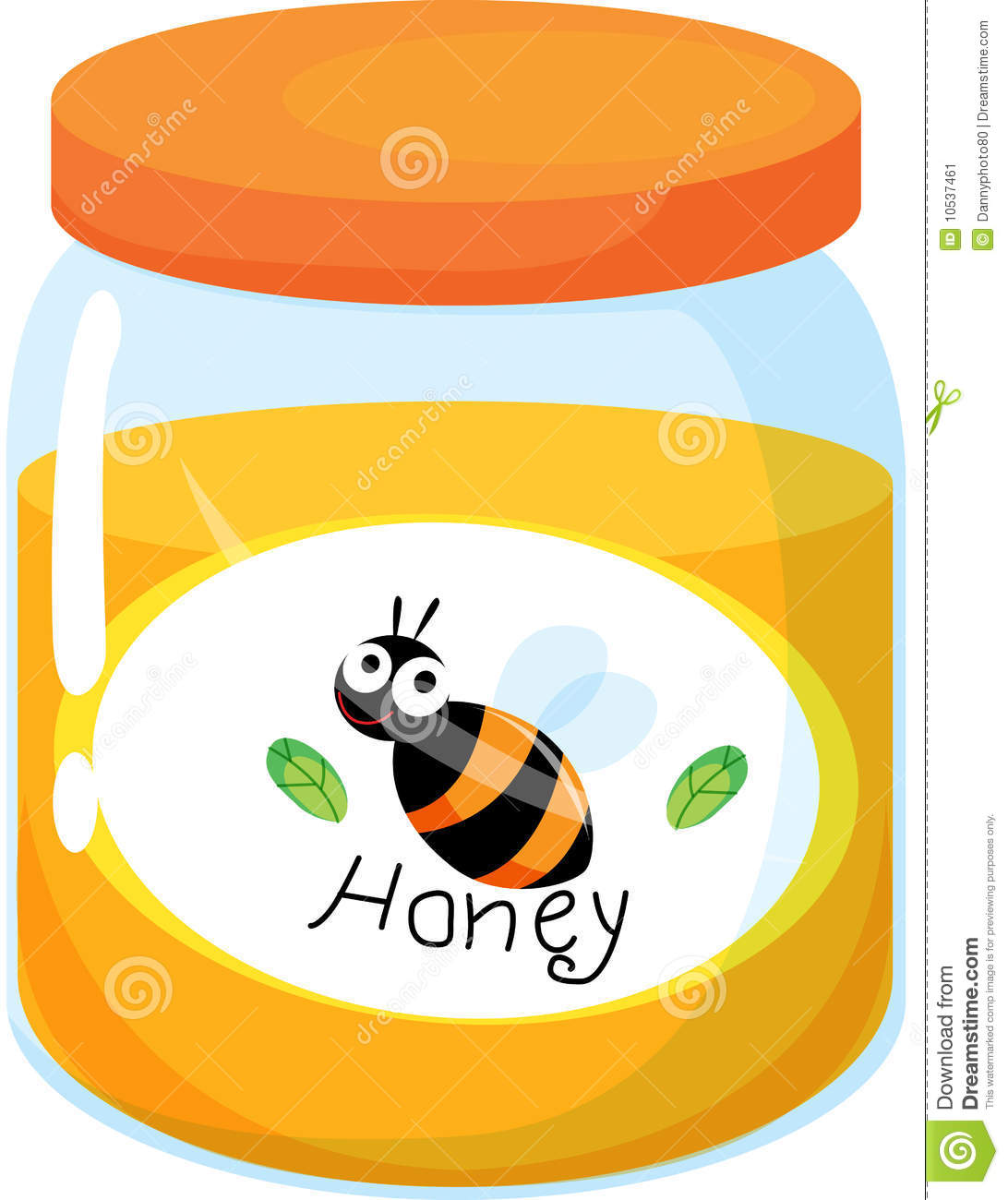 Honey Jar Clipart.