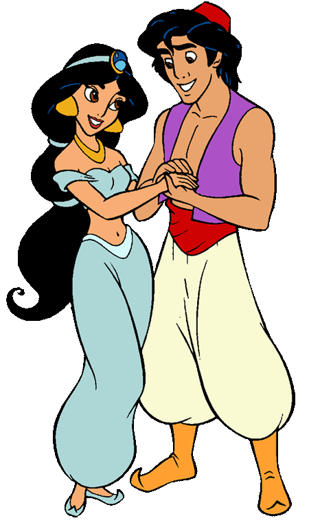 Aladdin and Jasmine Clip Art Images 2.