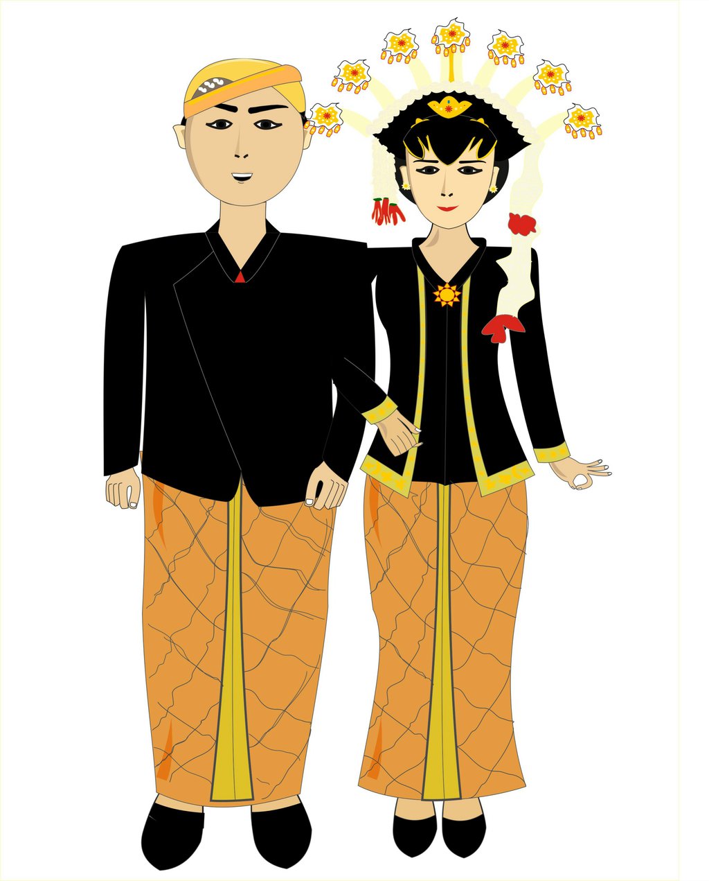 Pakaian Adat Bali Versi Kartun | Info GTK
