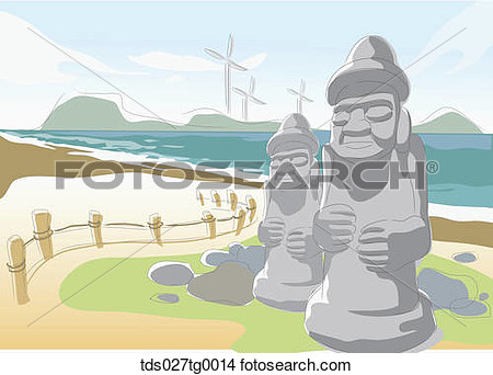 Jeju Island Clipart.