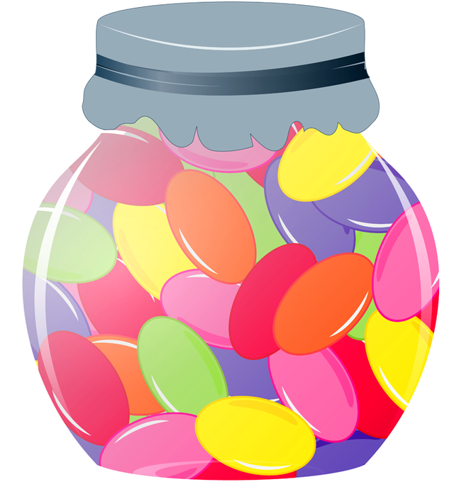 77 Jelly Bean free clipart.
