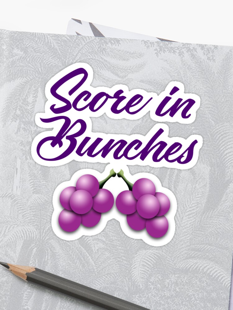 \'\'Score in Bunches\' Jelly Fam\' Sticker by The Real Jonny D.