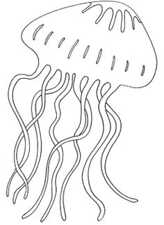 jelly fish Coloring pages.