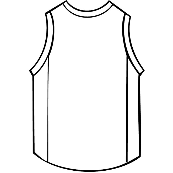 Free Clipart Basketball Jersey.