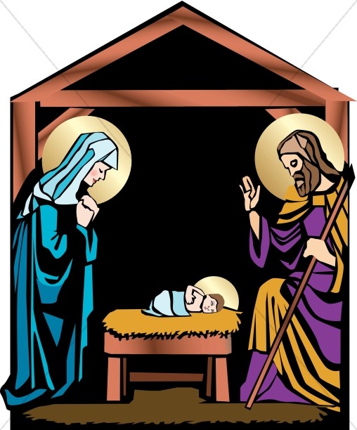 Nativity Clipart, Clip Art, Nativity Graphic, Nativity Image.