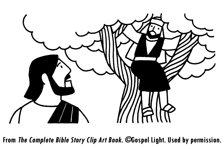 Zacchaeus Meets Jesus.