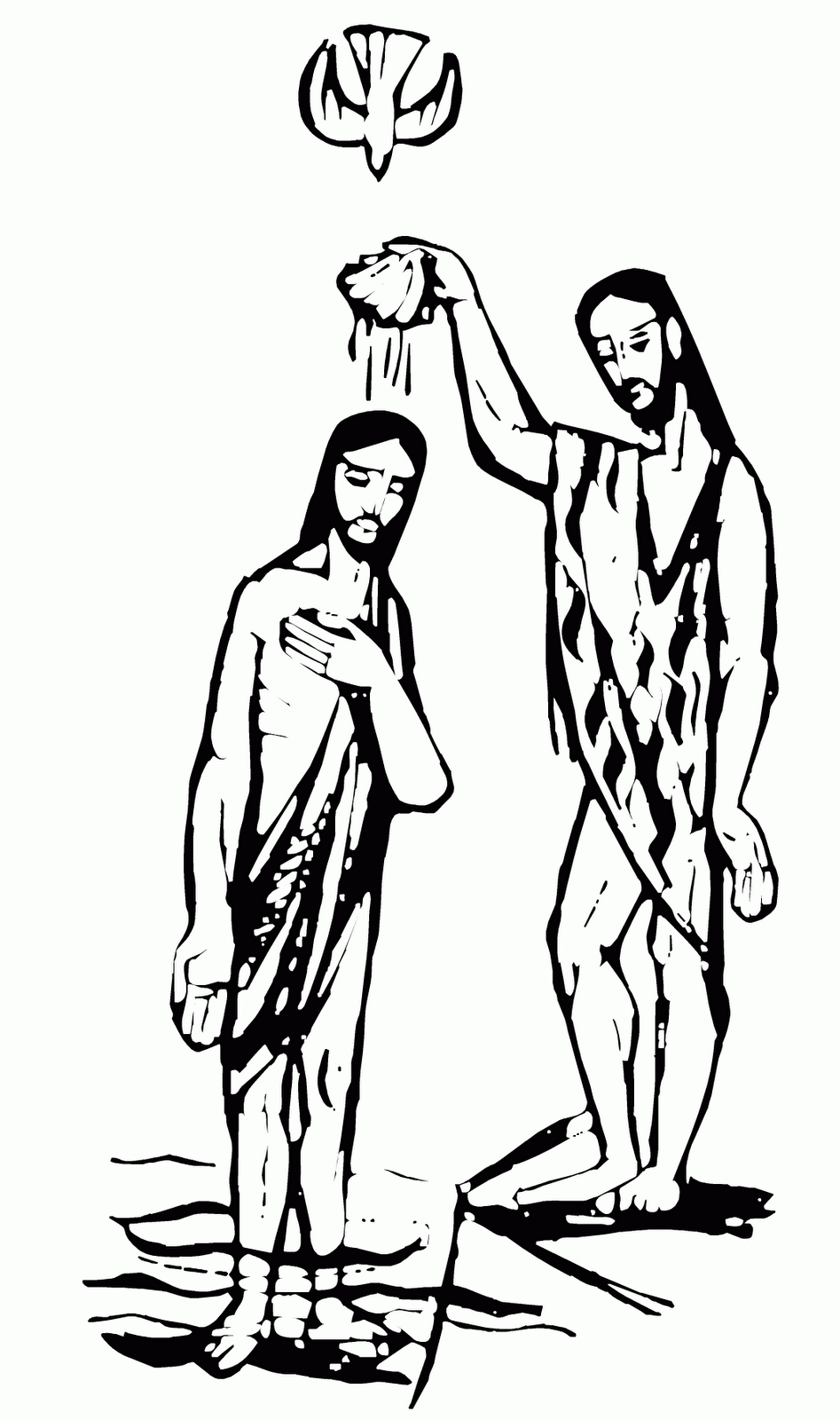 jesus baptized clipart 20 free Cliparts | Download images on Clipground