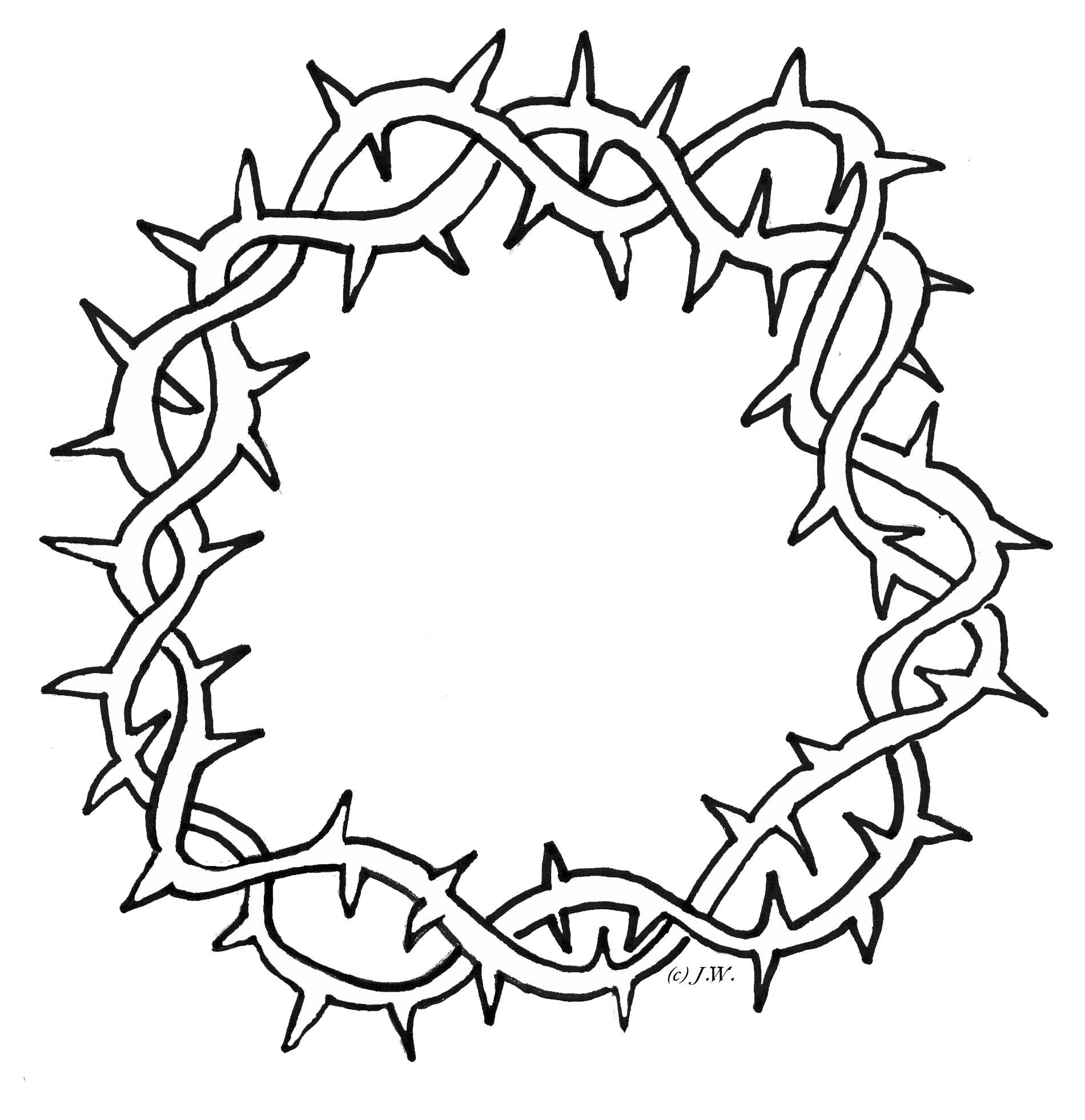 Crown Of Thorns Clipart.