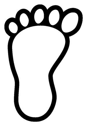 Jesus Footprints Clip Art.